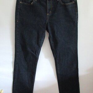 DKNY Jeans "Skinny Jean" denim cotton blend mid rise jeans *Sz 14R*